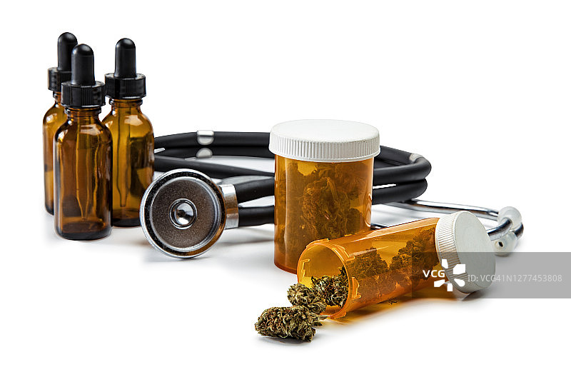 药用大麻处方图片素材