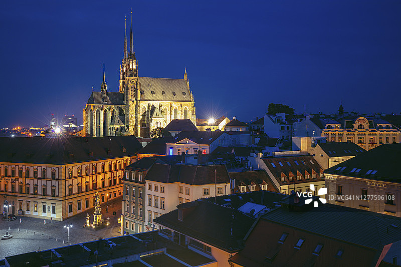 布尔诺老城区图片素材