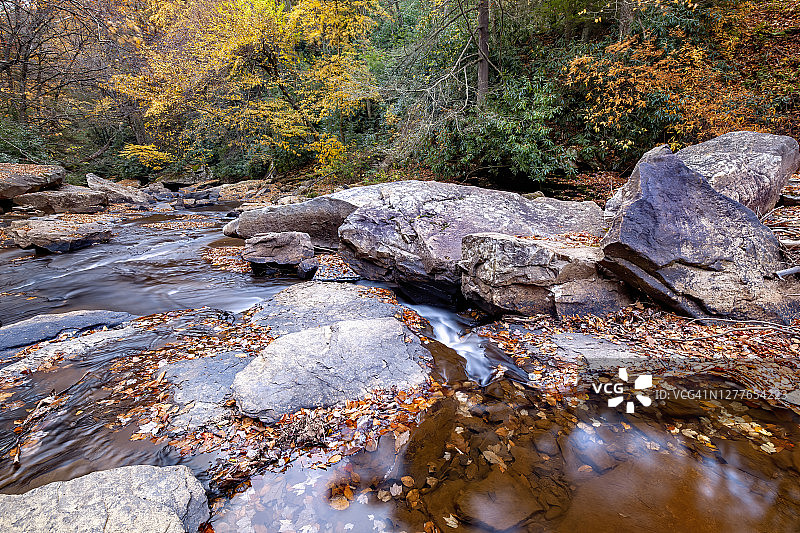 巴布科克州立公园的秋色图片素材