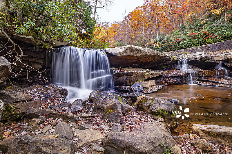 巴布科克州立公园的秋色图片素材