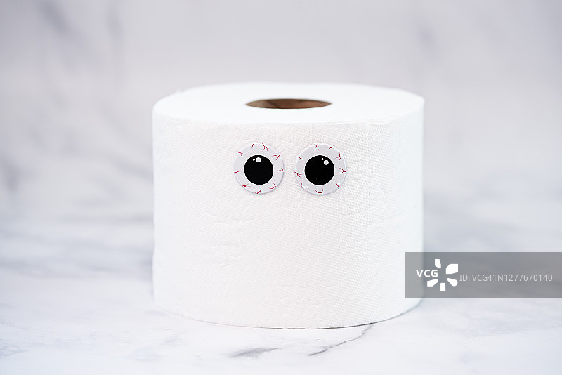有趣的卫生纸卷图片素材