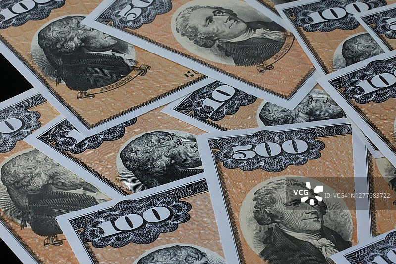 美国国债图片素材