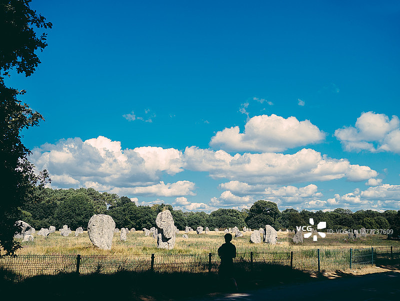 卡纳克巨石阵（法国布列塔尼）图片素材