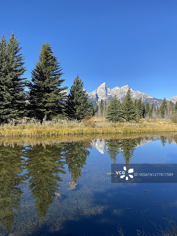 杰克逊霍尔九月下旬风光图片素材