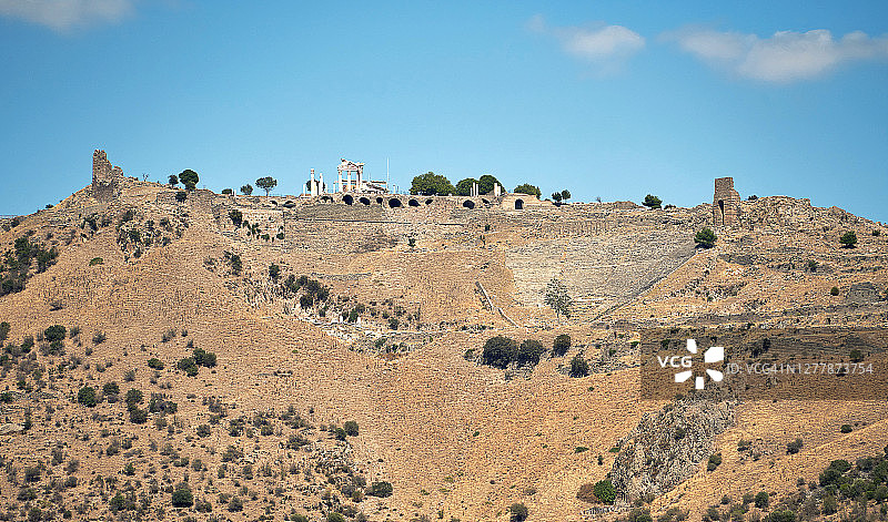 土耳其贝加马帕加马古城图拉真神庙图片素材