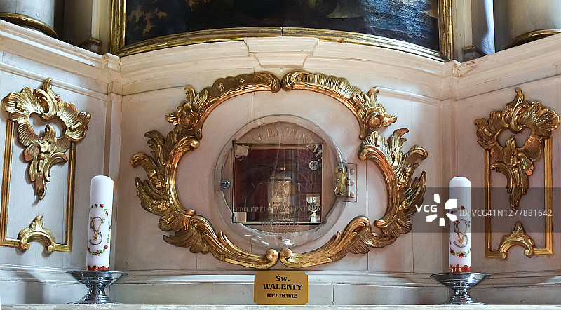 海乌姆诺的情人节圣瓦伦丁圣物箱，又名波兰海乌姆诺情人节之城图片素材