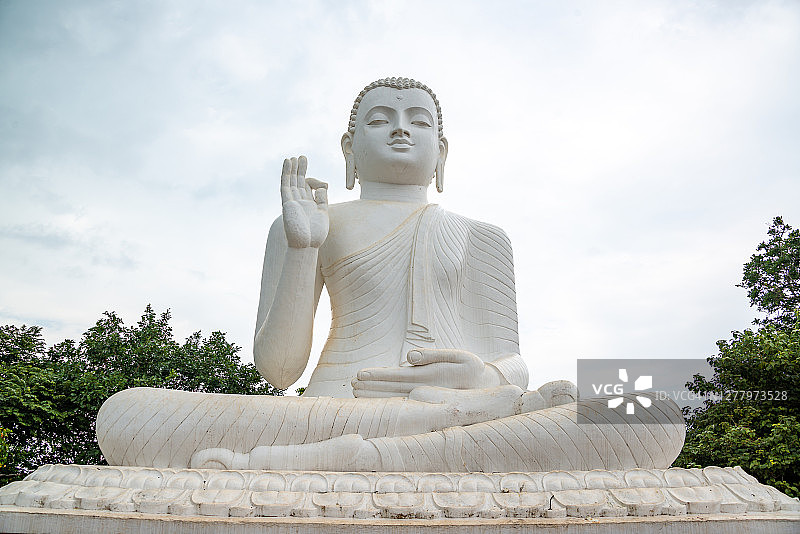 斯里兰卡米欣泰勒的佛像图片素材