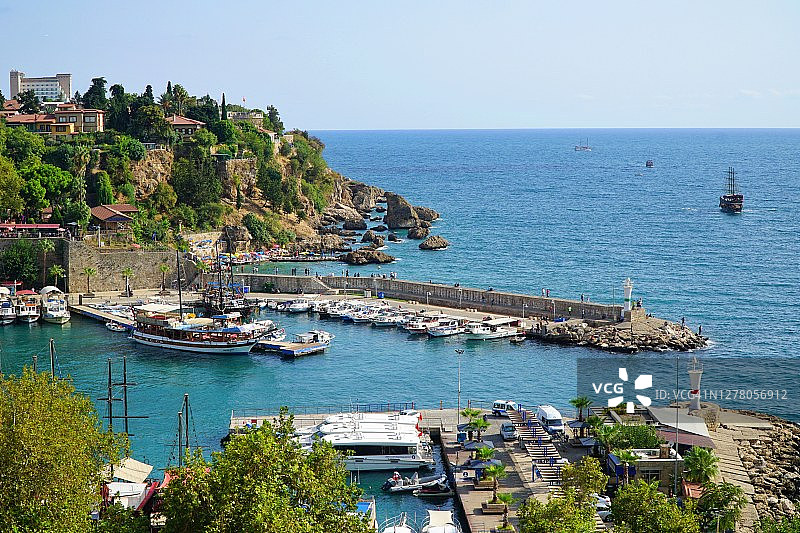 安塔利亚港口图片素材