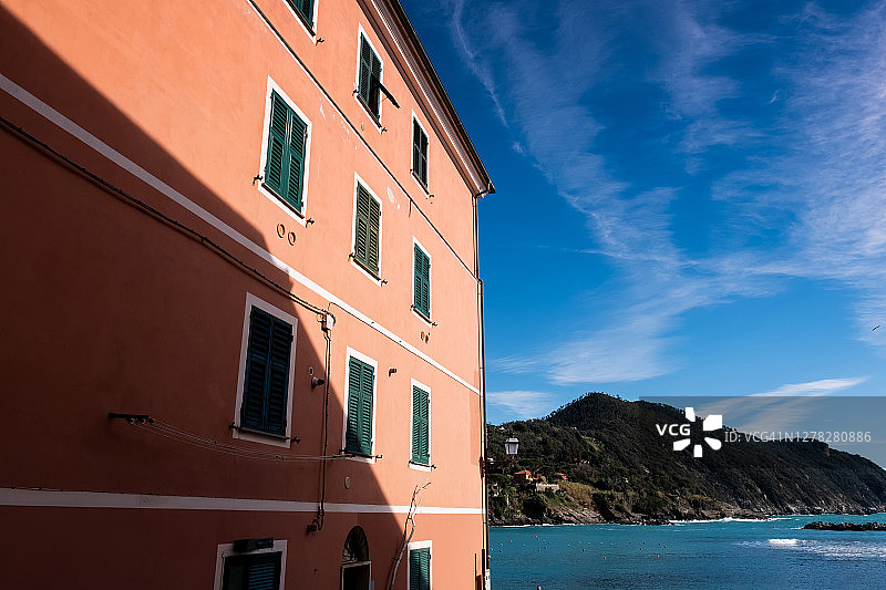 意大利利古里亚热那亚塞斯特里莱万特图片素材