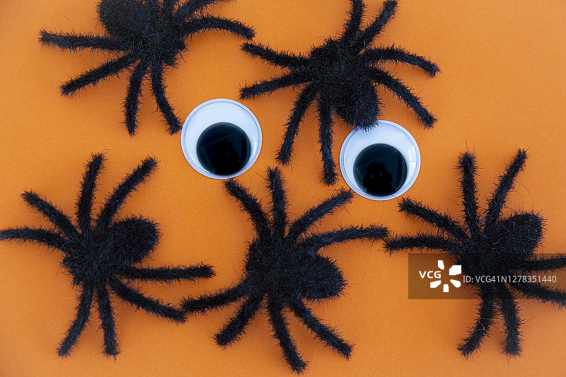 蜘蛛与眼睛图片素材
