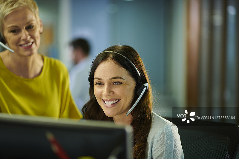 呼叫中心培训图片素材