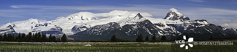 卡特迈国家公园Hallo海湾全景图片素材