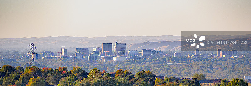 博伊西烟雾天际线图片素材