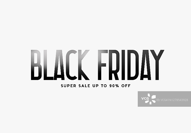 黑色星期五促销，高达90%折扣矢量图图片素材