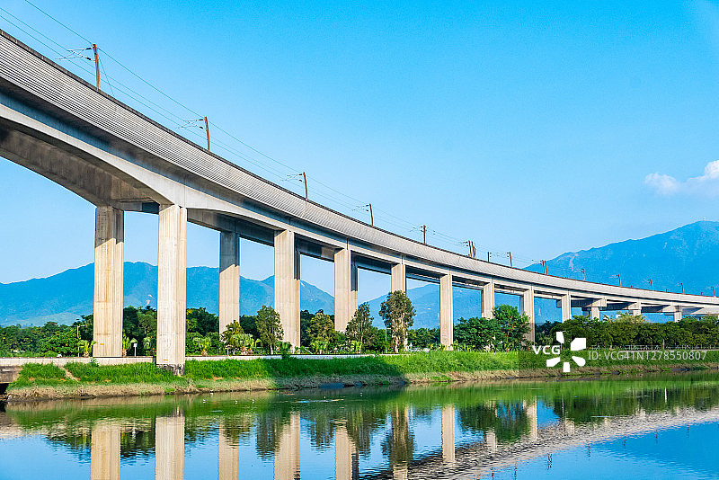 香港元朗区西铁线风光图片素材