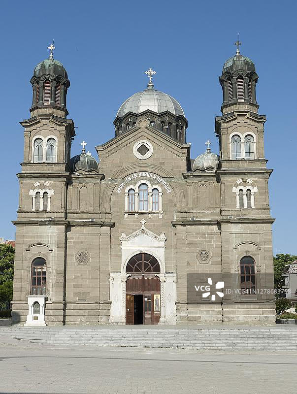 保加利亚布尔加斯圣基里尔和梅托迪乌斯东正教大教堂图片素材