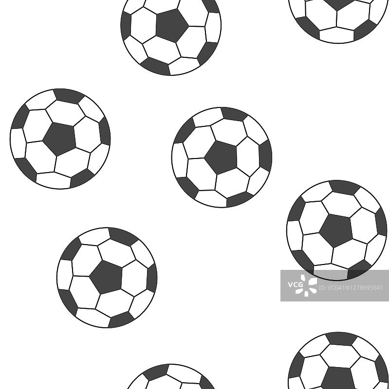 白色背景上的足球矢量图标图片素材