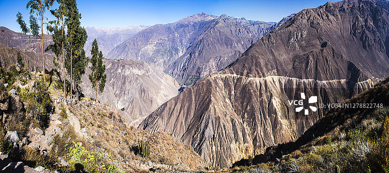 科尔卡峡谷，秘鲁，南美洲图片素材