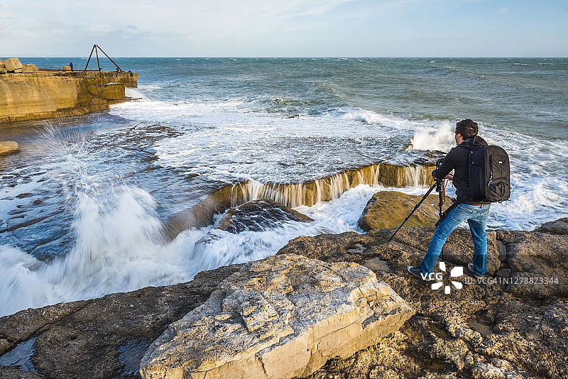 在波特兰岛波特兰比尔的摄影师图片素材