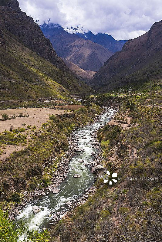 秘鲁库斯科地区圣谷乌鲁班巴河图片素材