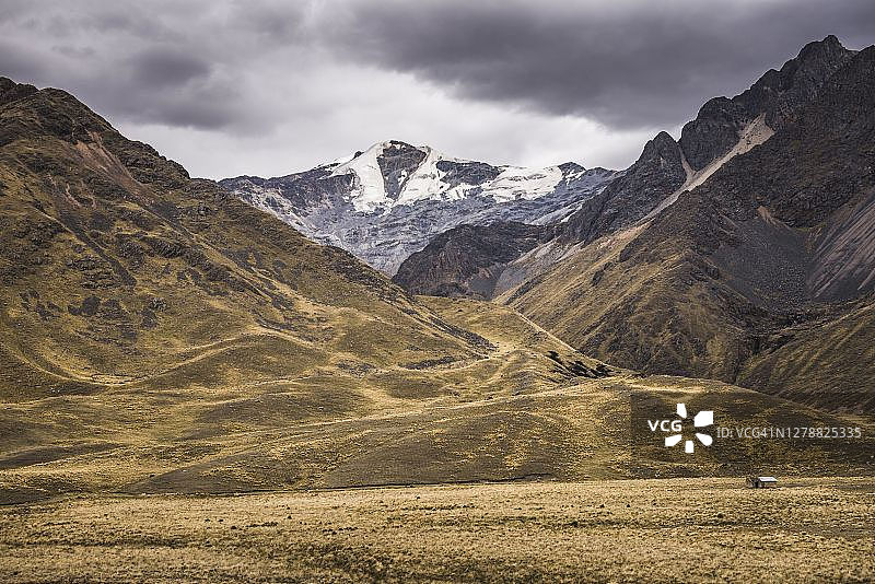 秘鲁库斯科和普诺地区之间的拉拉亚山口（海拔4335米）图片素材