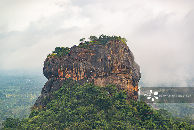 斯里兰卡锡吉里耶狮子岩图片素材