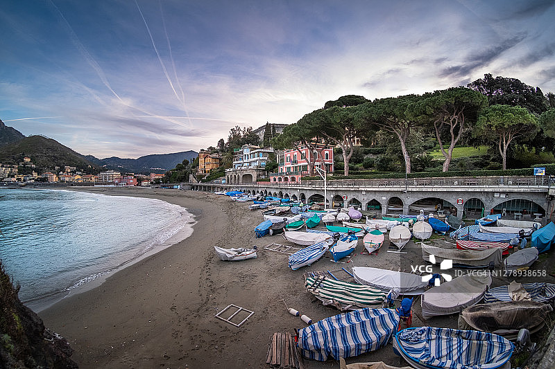 莱万托,意大利利古里亚拉斯佩齐亚图片素材