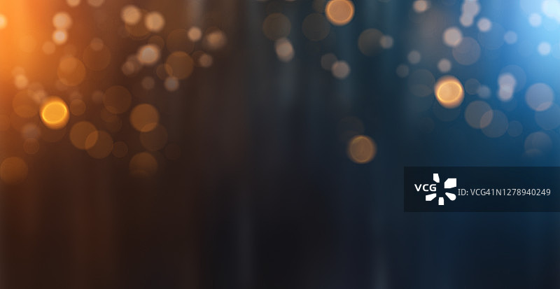 金色散焦灯光抽象背景图片素材