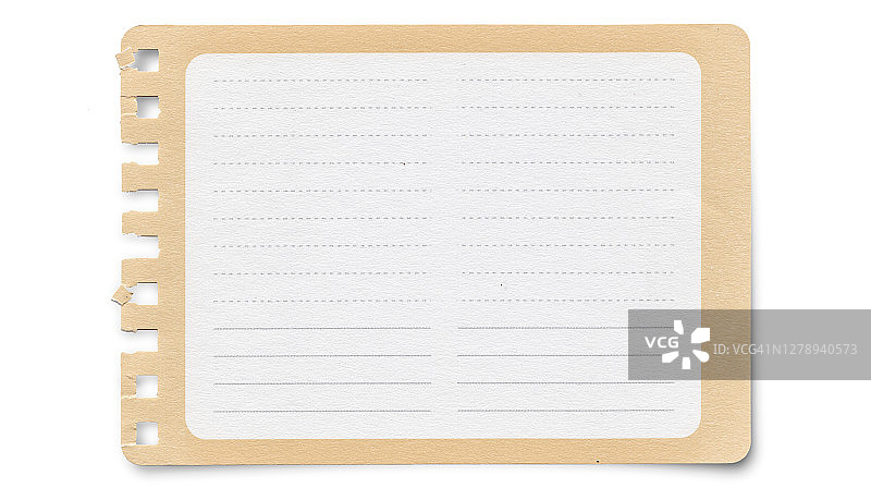 一张笔记本纸图片素材