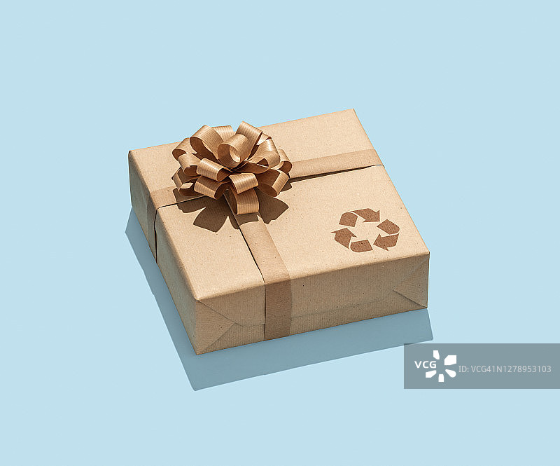 再生纸包装礼品图片素材