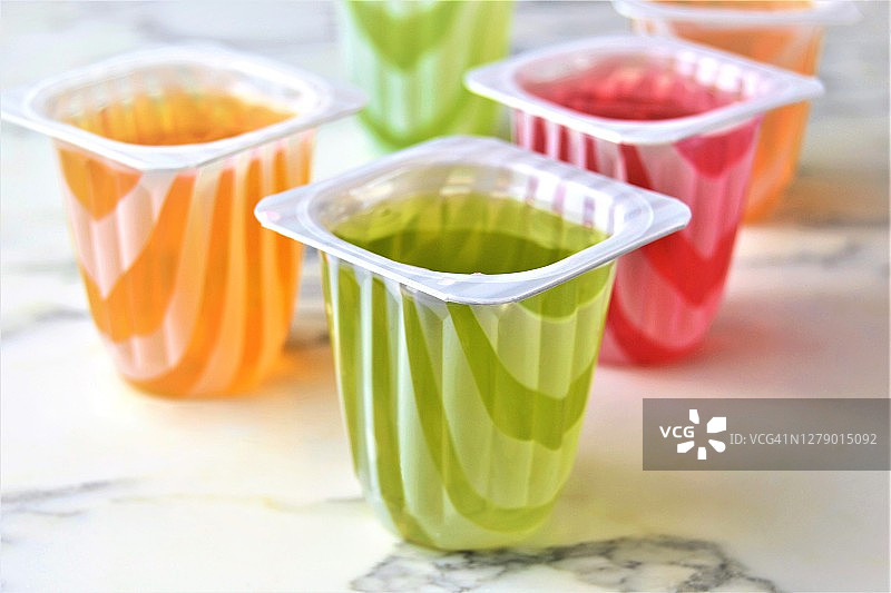 风味果冻甜点，明胶图片素材