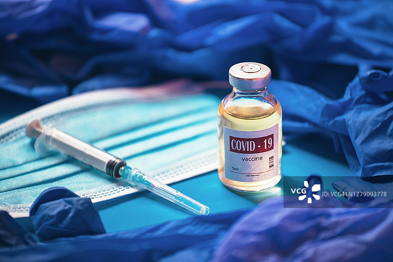 新冠肺炎：已批准的新疫苗图片素材