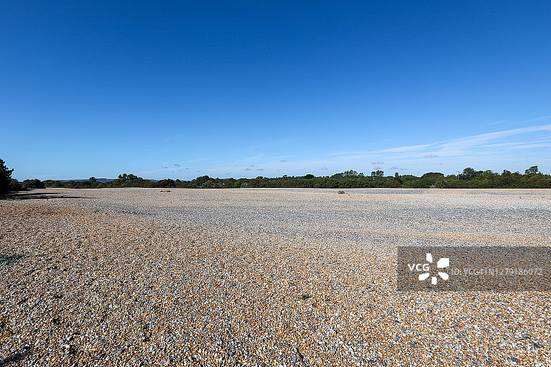 温奇尔西的内陆卵石滩图片素材