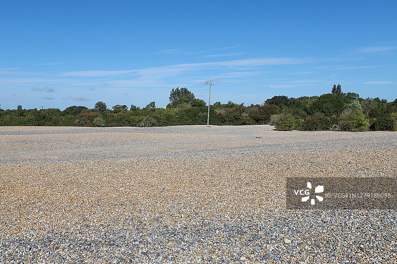 温奇尔西的内陆卵石滩图片素材