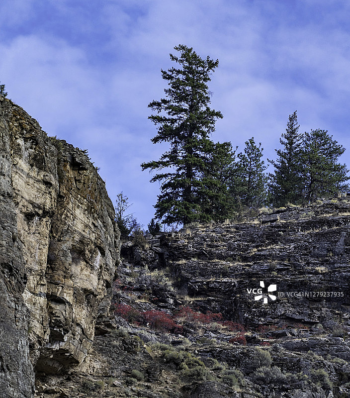 荒野悬崖图片素材