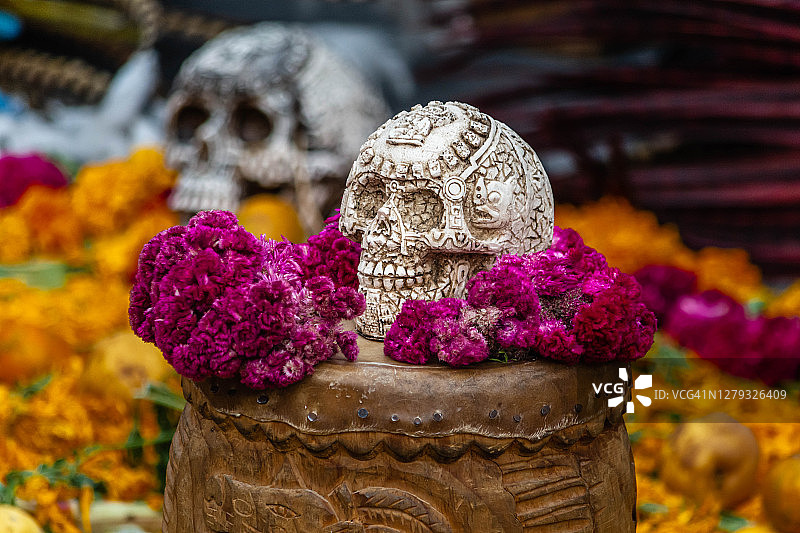 阿兹特克仪式展示图片素材