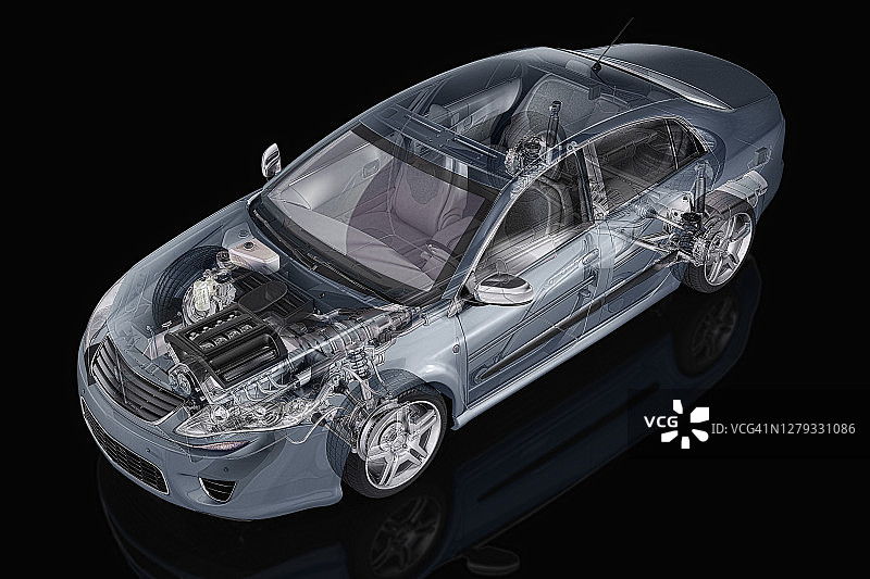 车内场景插画图片素材