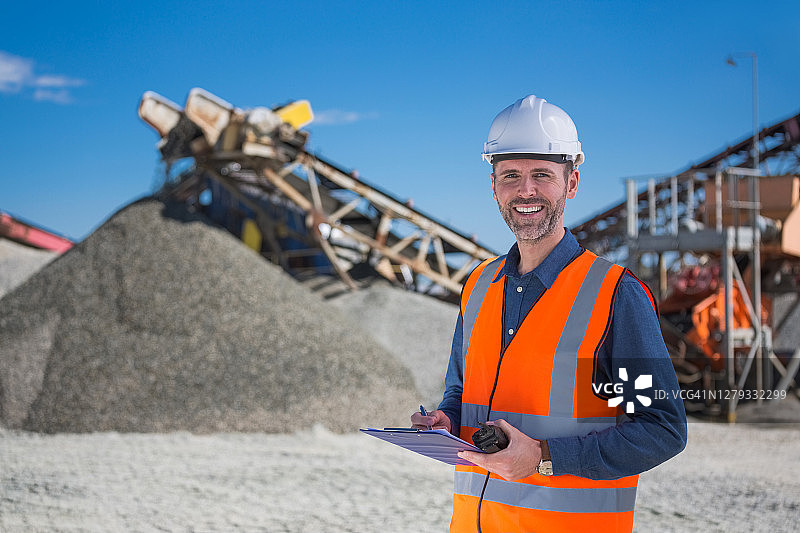 露天矿工程师图片素材