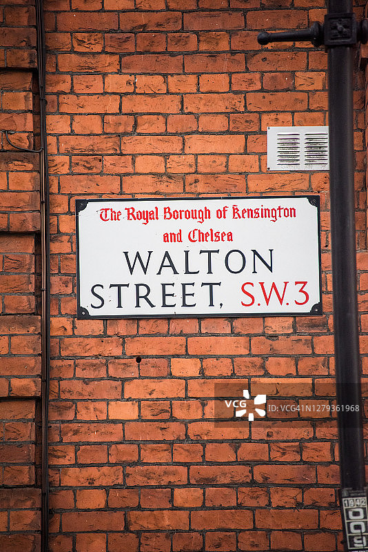 沃尔顿街路牌图片素材