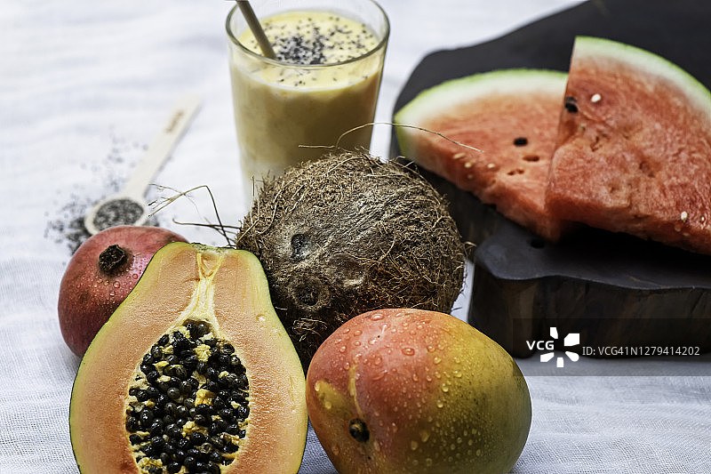 什锦热带水果图片素材