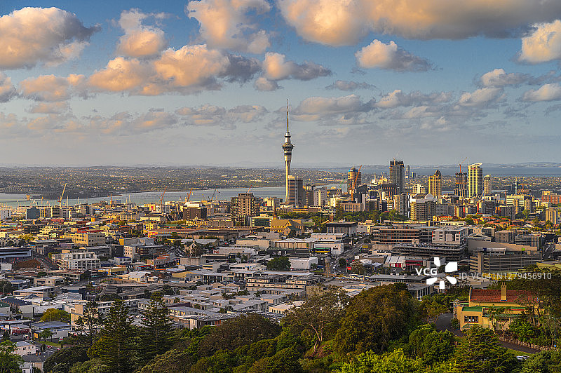 新西兰奥克兰全景图片素材