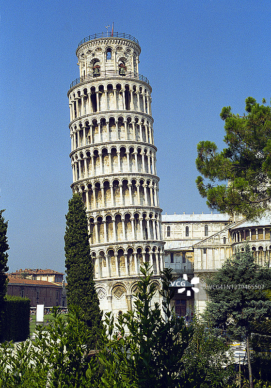比萨斜塔图片素材