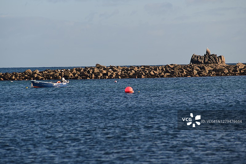 锡利群岛的海洋与景观图片素材