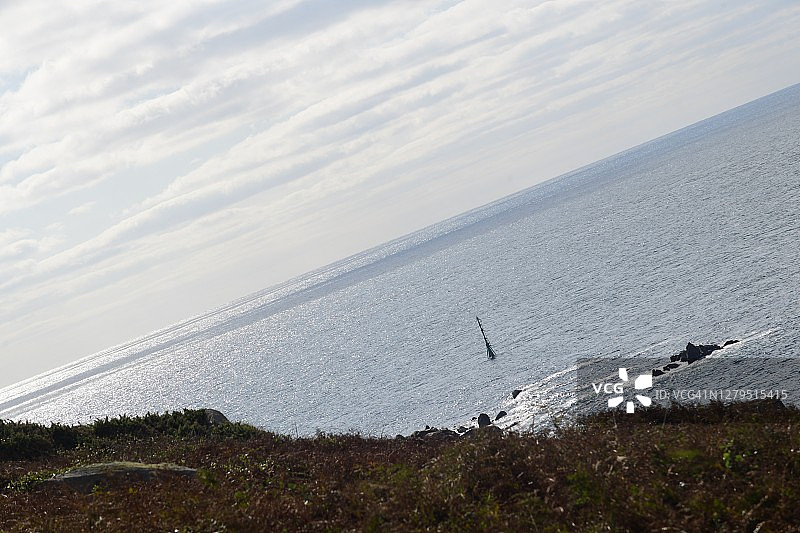 锡利群岛的海洋与景观图片素材