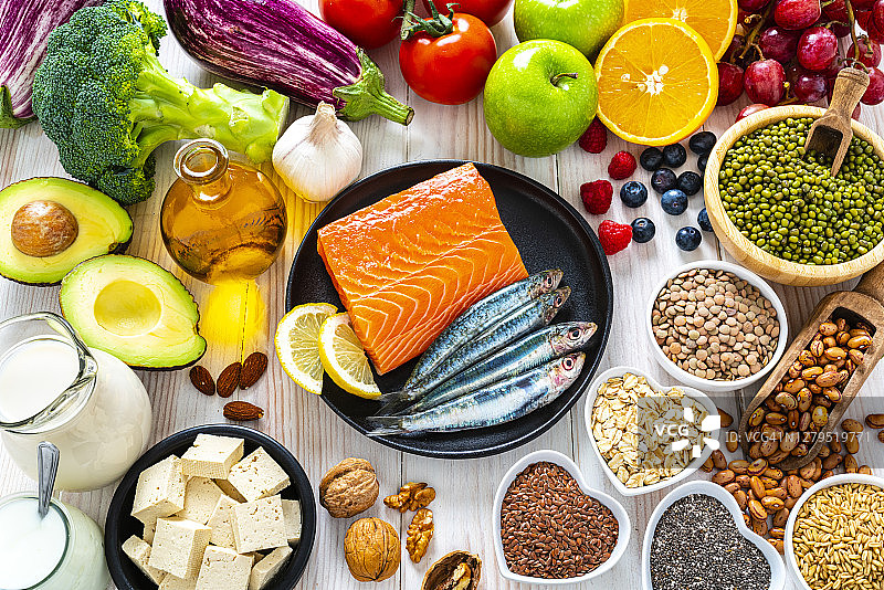 降低胆固醇的食物图片素材