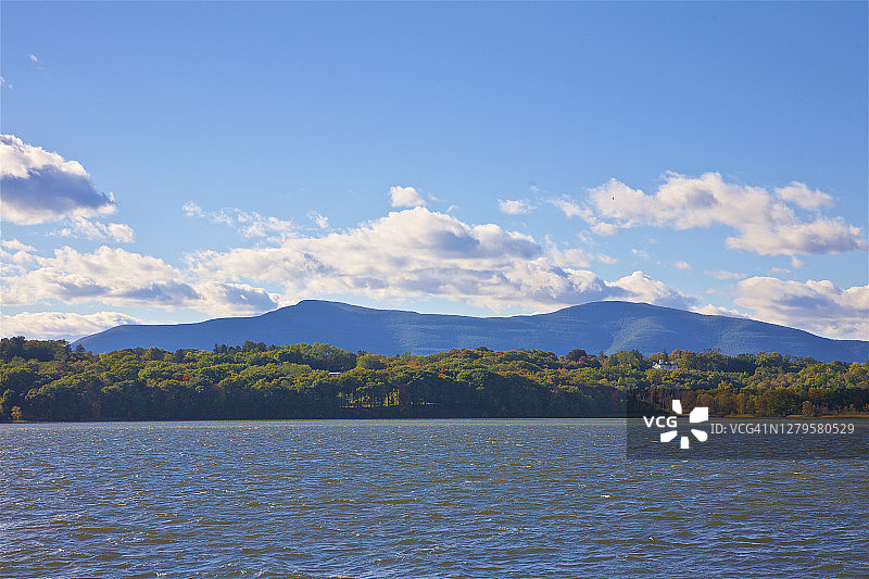 从蒂沃利看到的哈德逊河景色图片素材