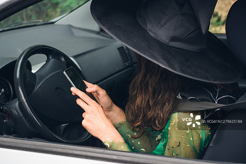 万圣节女巫图片素材