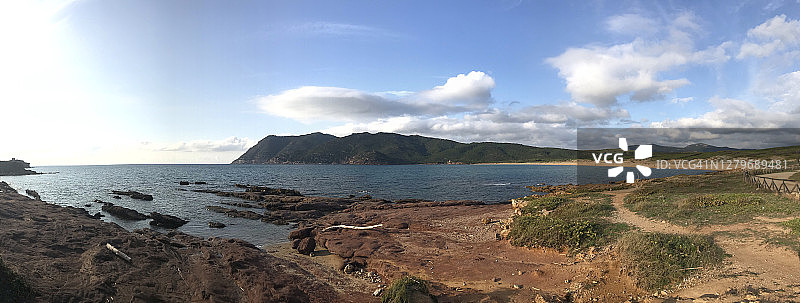 撒丁岛的波尔图费罗海滩图片素材