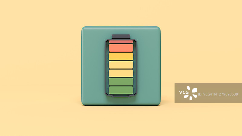 抽象电池供应数字概念图片素材