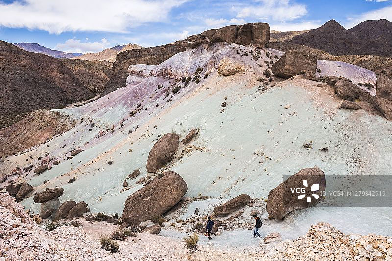 阿根廷门多萨省乌斯帕亚塔七色山，南美洲图片素材